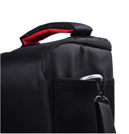 Sa1685: デジタル 一眼 レフ カメラ バッグ ケース カバン 防水 カメラケース カメラバッグ 鞄 黒色 赤色 収納 ソフトバッグ_画像4