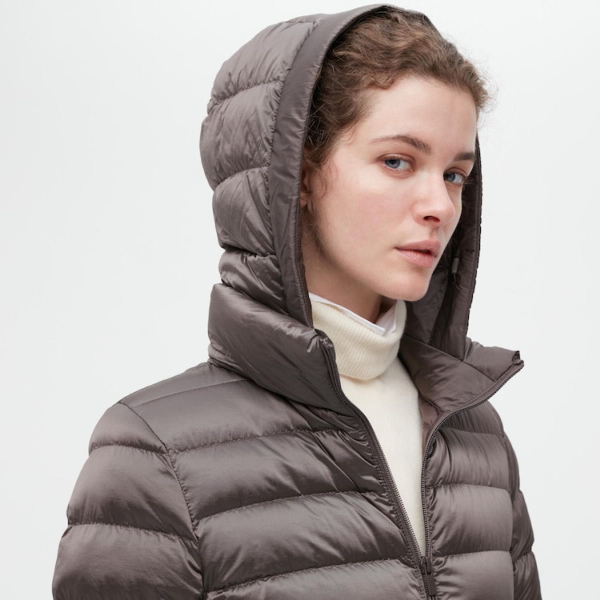 お値下げ UNIQLO ウルトラライトダウンロングコート ブラウン L お値下げ UNIQLO ウルトラライトダウンロングコート ブラウン L