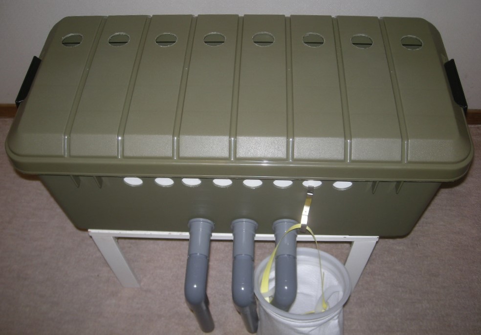 池対応　 殺菌灯BOX ワイドセット 殺菌灯15W モーター アオコ白点キャッチャー　プレフィルター付き　14_殺菌灯が　簡単に　設置出来ます。