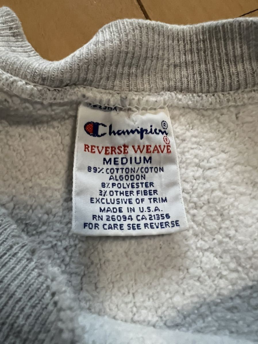 90's YALE 刺繍トリコタグ CHAMPION REVERSE WEAVE Mサイズ