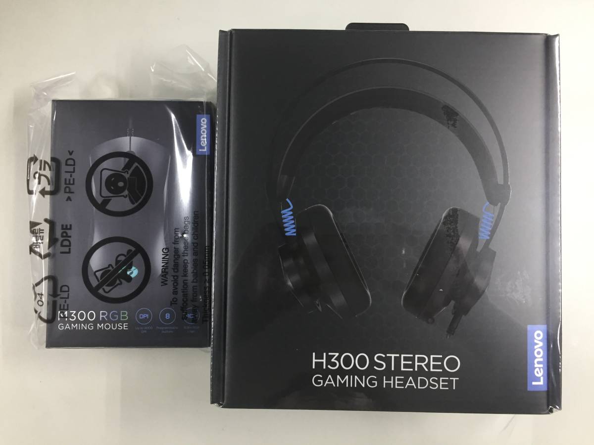 [Lenovo]Legion new goods unopened goods ge-ming mouse & headset 