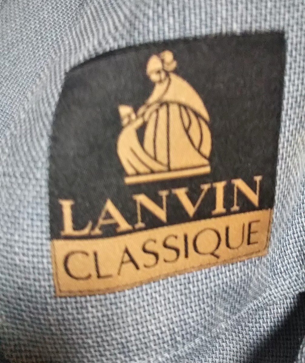 LANVIN Sサイズ テーラードジャケット ブレザー ランバン フランス 上着 ブルゾン ウール モヘヤ