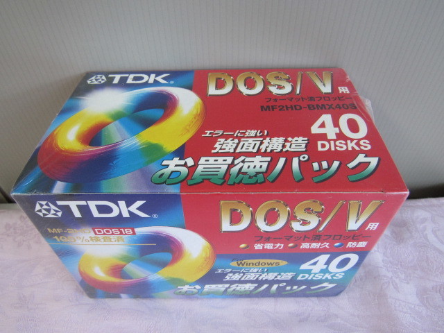 TDK / 3.5型フロッピーディスク 2HD 40枚入り×2セット / MF2HD-BMX40S MF-2HD DOS18 フォーマット済(FD)｜売買されたオークション情報、yahooの商品情報をアーカイブ公開  - オークファン（aucfan.com）