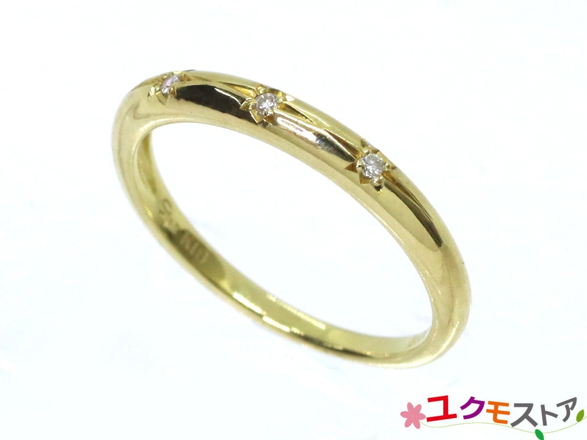 日本に スタージュエリー JEWELRY 【送料無料】STAR K18 #10 リング ダイヤモンド 3ポイント 指輪