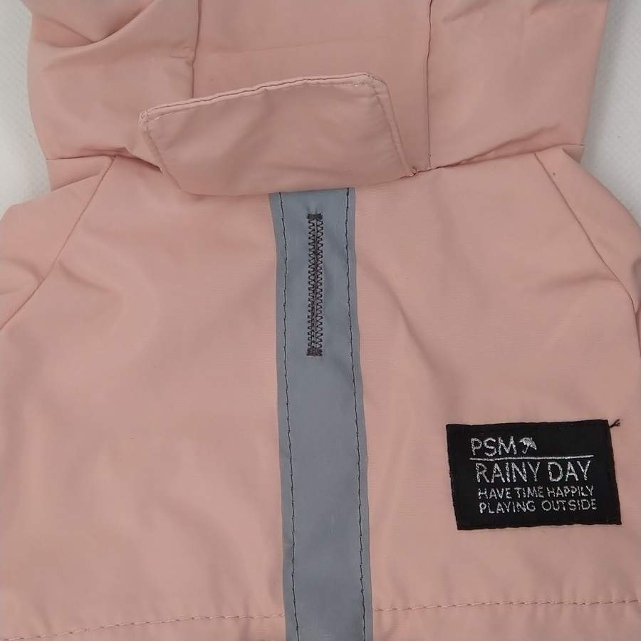 犬服　レインコート　レインウェア　ピンク　Sサイズ