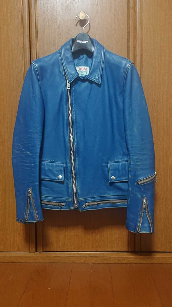 ヤフオク! - アンダーカバー ワンスター加工ライダースジャケット UND...