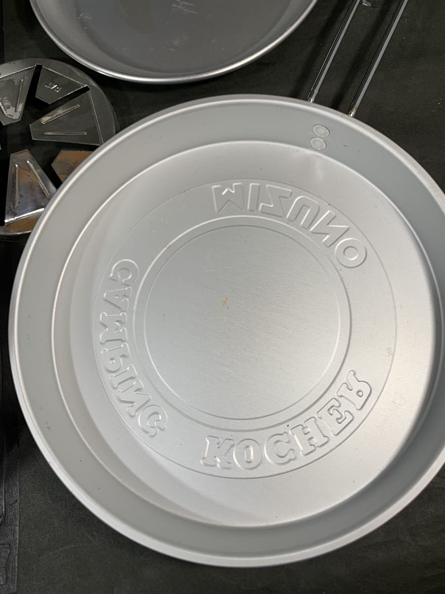 中古 MIZUNO CAMPING KOCHER ミズノ キャンピング クッカー コッヘル アウトドア キャンプ 調理 食器 鍋の画像2