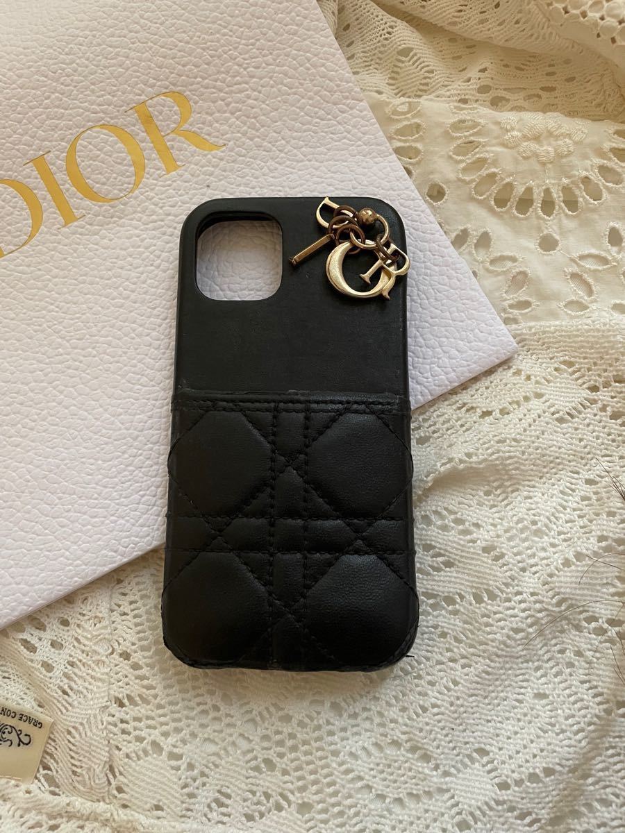 Dior ディオール iPhone12 / 12Pro ケース カバー ブラック｜PayPayフリマ