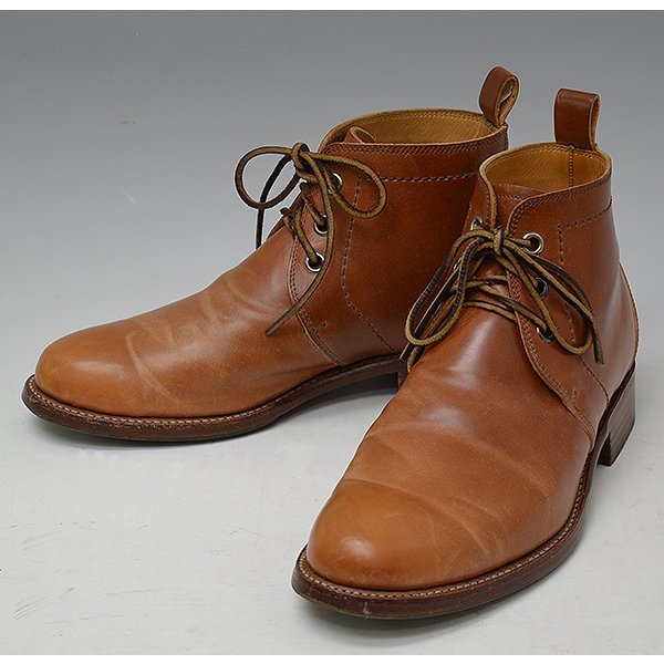 ヤフオク! - Chausser ショセ チャッカブーツ 24.5cm ブ...