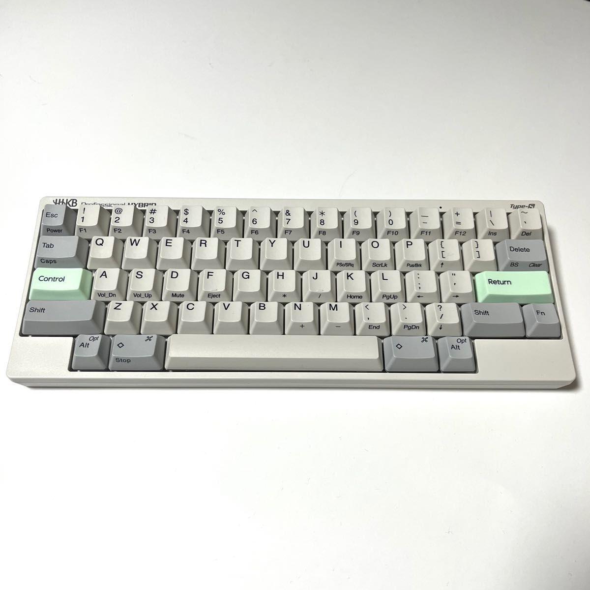 HHKB キーキャップ ミント キートップセット KBDfans 刻印あり