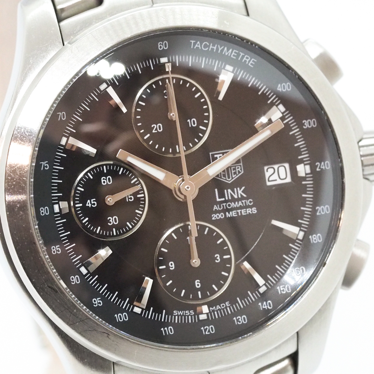 TAG HEUER/タグホイヤー LINK リンク クロノグラフ CJF2110 SS 自動巻き 腕時計