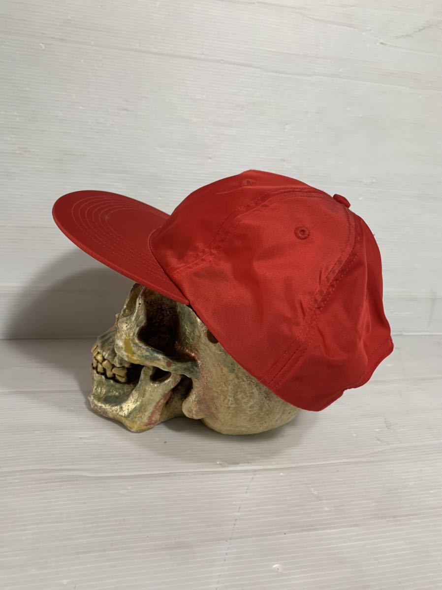 SUPREME シュプリーム　USA製　赤　後頭部白ロゴ　ジェットキャップ　帽子　スケーターキャップ　ナイロンキャップ　レッド_画像5