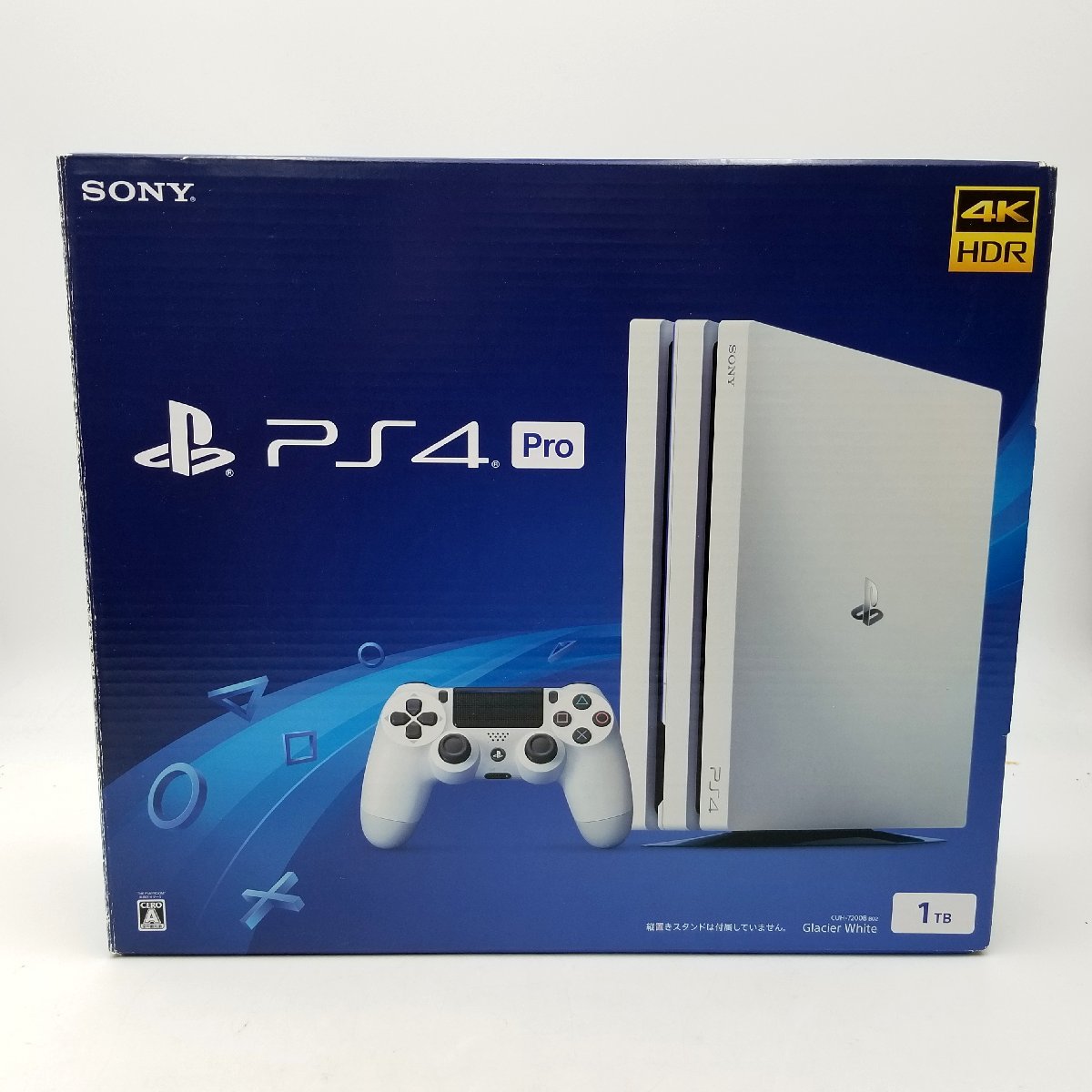 ーホワイト PlayStation4 - PS4 Pro 1TB グレイシャーホワイト CUH