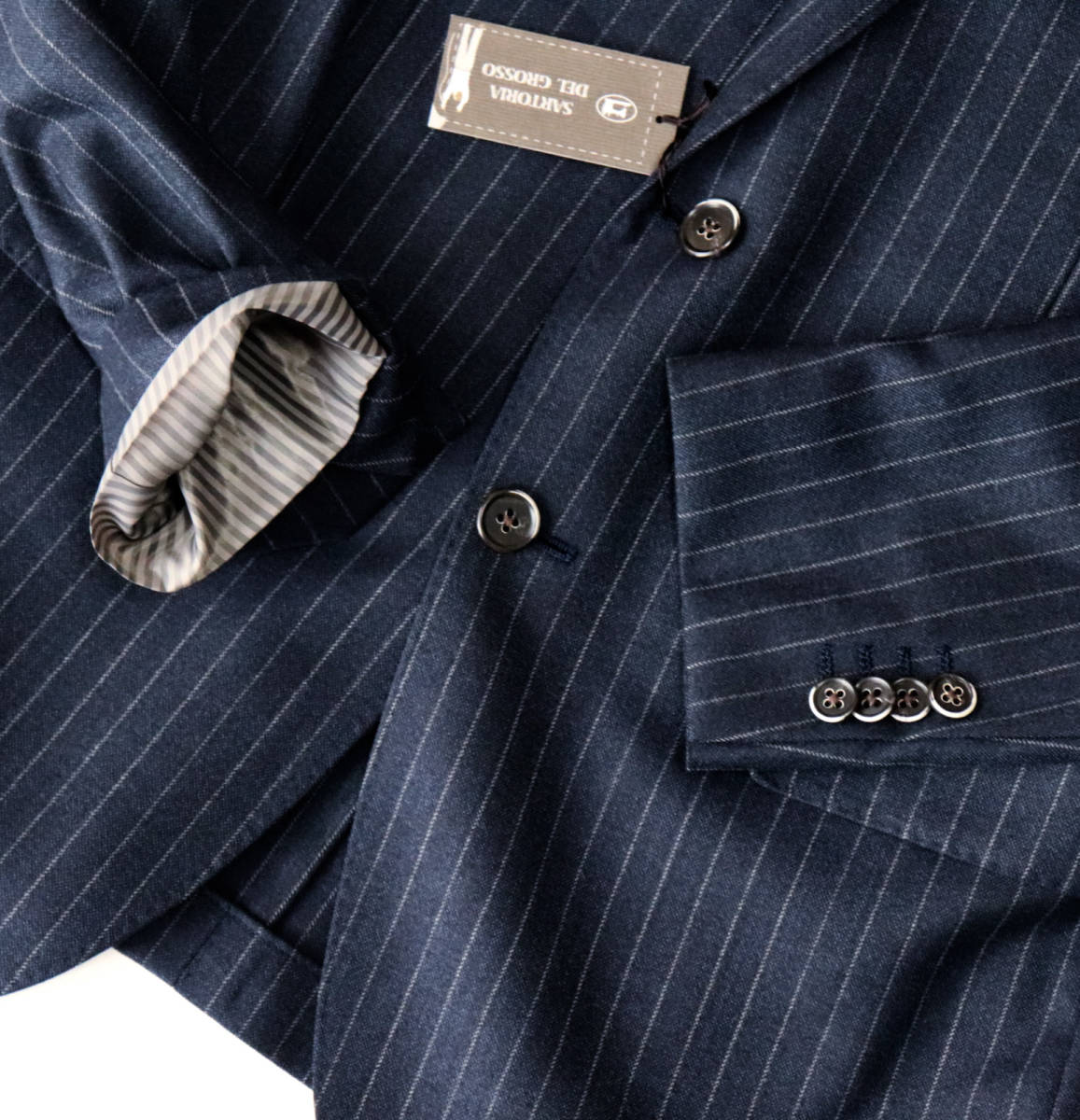 SARTORIA DEL GROSSO カノニコ ウールテーラードジャケット M www