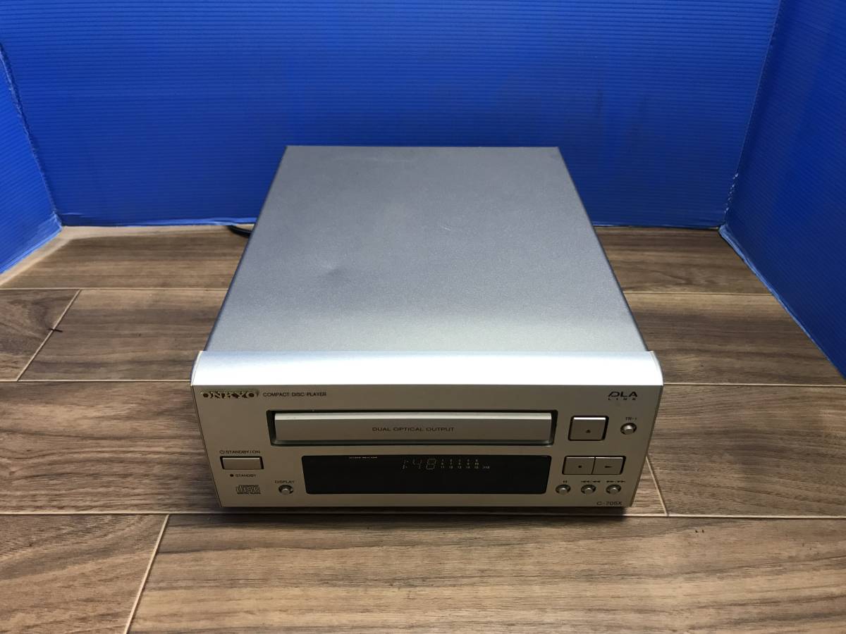 ヤフオク! - ONKYO CDプレーヤー C-705X 中古品B-616...