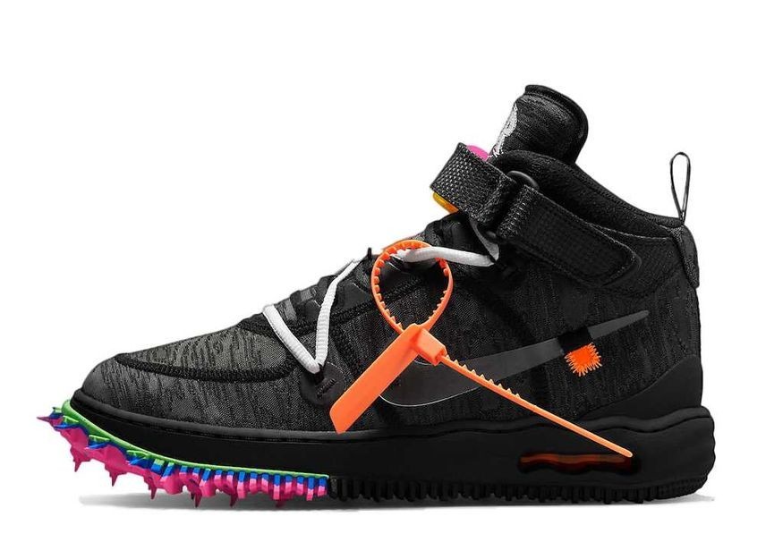 NIKE ナイキ エア フォース 1 MID x Off-White Black 27.5 オフ