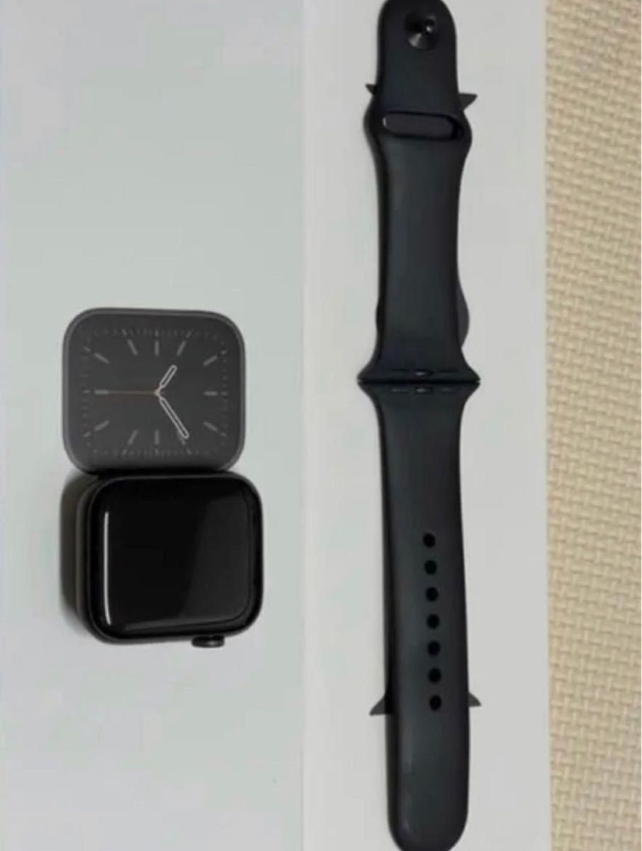 Apple Watch 6 スペースグレイ アップルウォッチ ブラックスポーツ