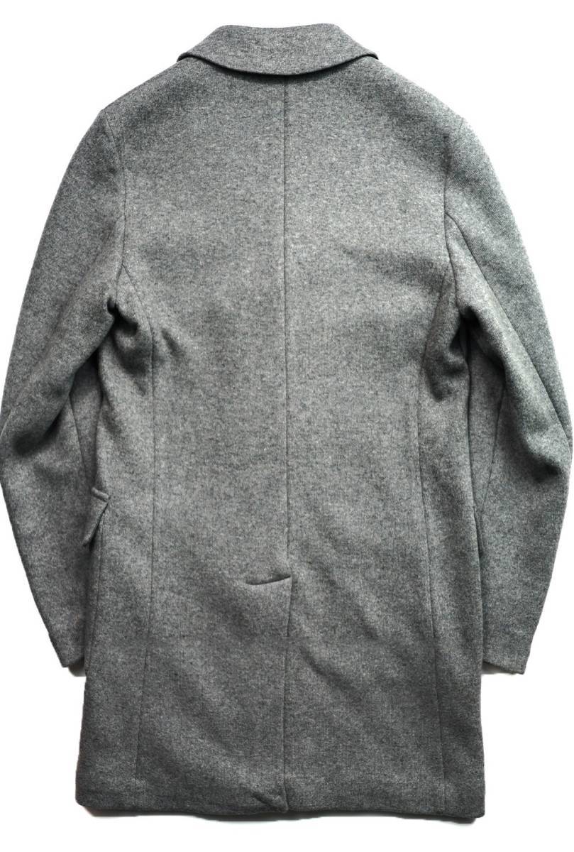 新品12万【COATS MILANO】ムーレーMOORER/大人のスタイルを格上げするカシミアウールジャージーニットチェスターコートGHINI/52/XL-XXL/E_画像3