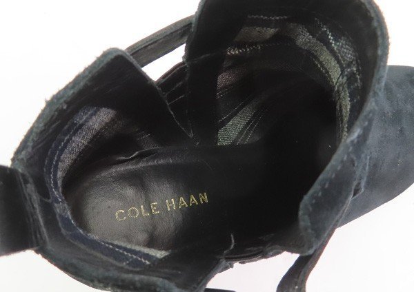 ◇【COLE HAAN コール・ハーン】スエード ショートブーツ ブラック 5 1/2 B_画像5