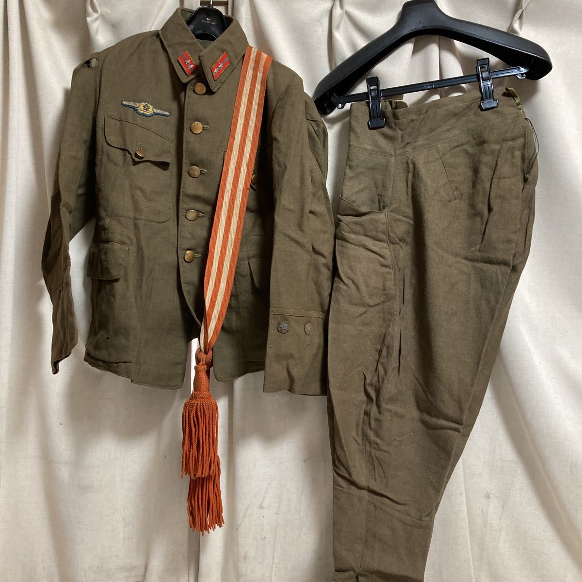 ヤフオク! - ◇希少◇旧日本軍 当時物 蔵出し 当時物 軍服 上下セット...