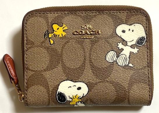 完売 可愛い COACH コーチ ピーナッツ コラボ シグネチャー スヌーピー