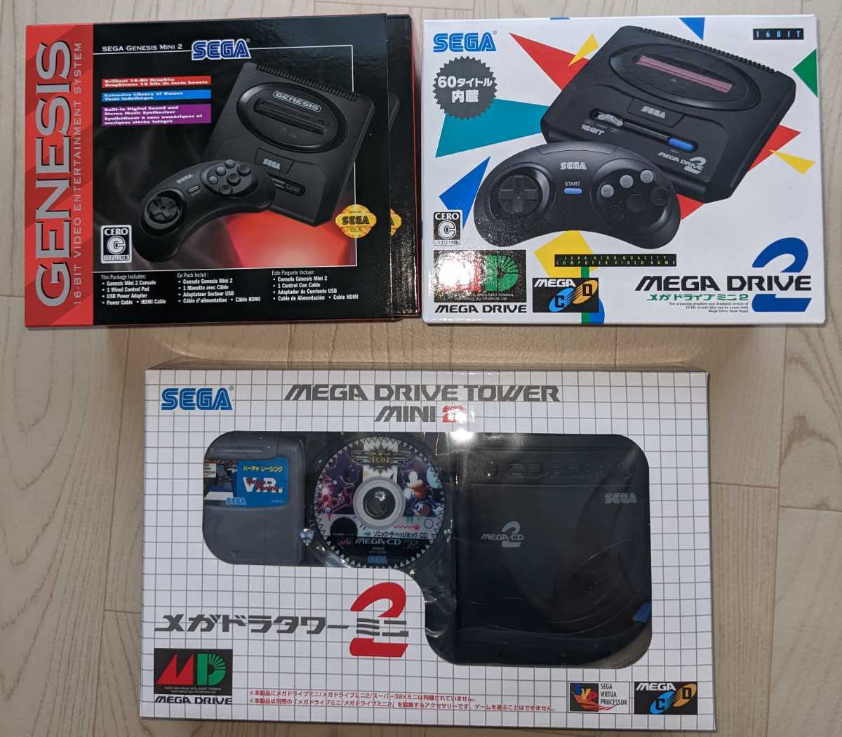 ヤフオク! - SEGA メガドライブミニ2【Amazon限定ACアダプタ...