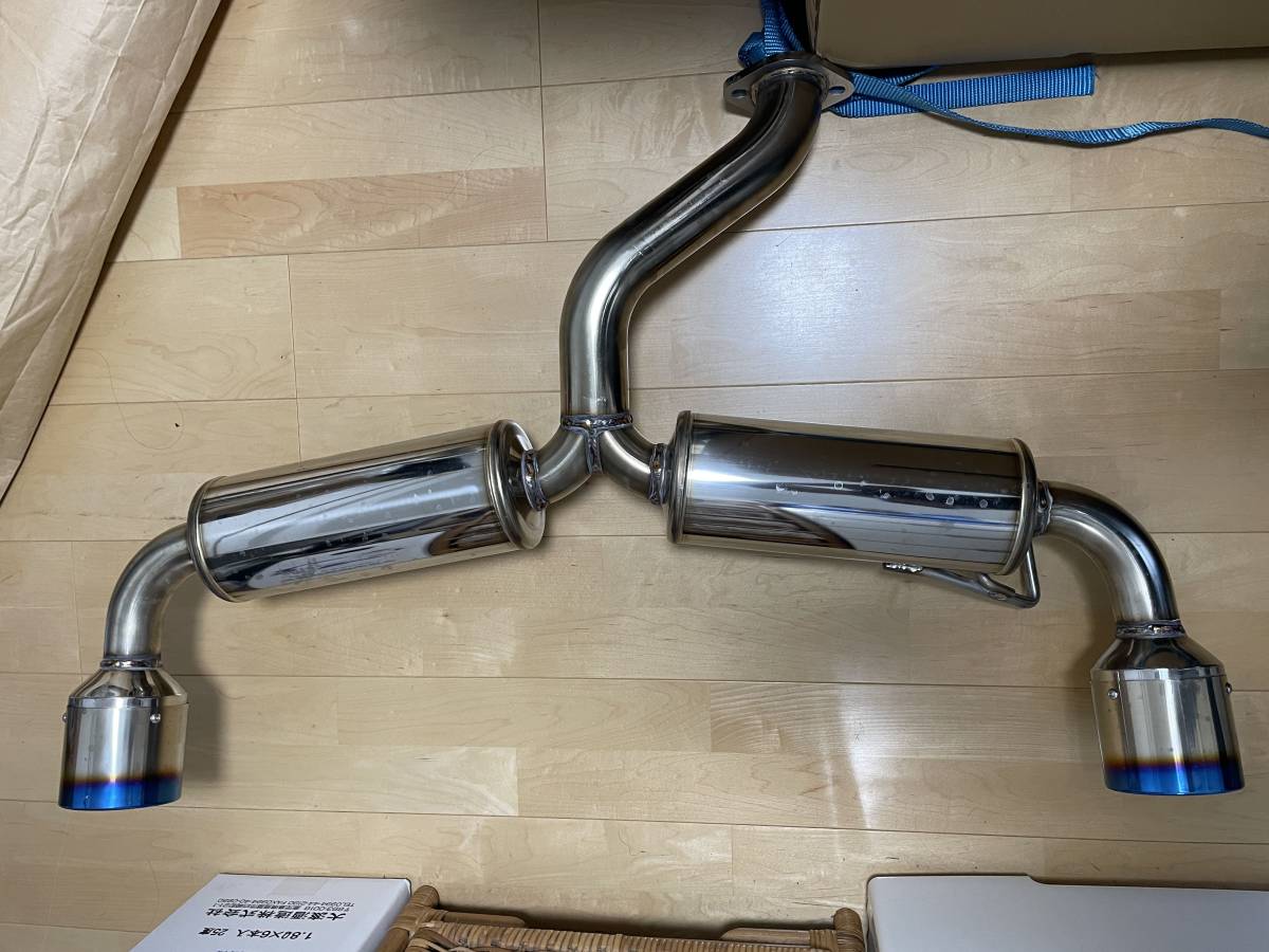 ロッソモデロ マフラー GRヤリス GXPA16 ARMS GT Titan-T 使用期間2日