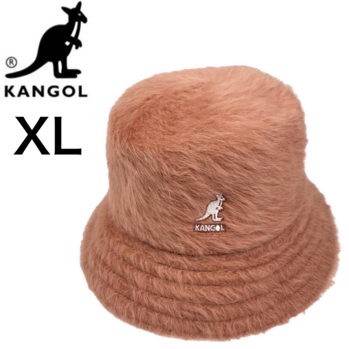 * стандартный товар новый товар *KANGOL FUGORA BUCKET Kangol шляпа панама K3477 красное дерево XL размер женский Fargo la мех 