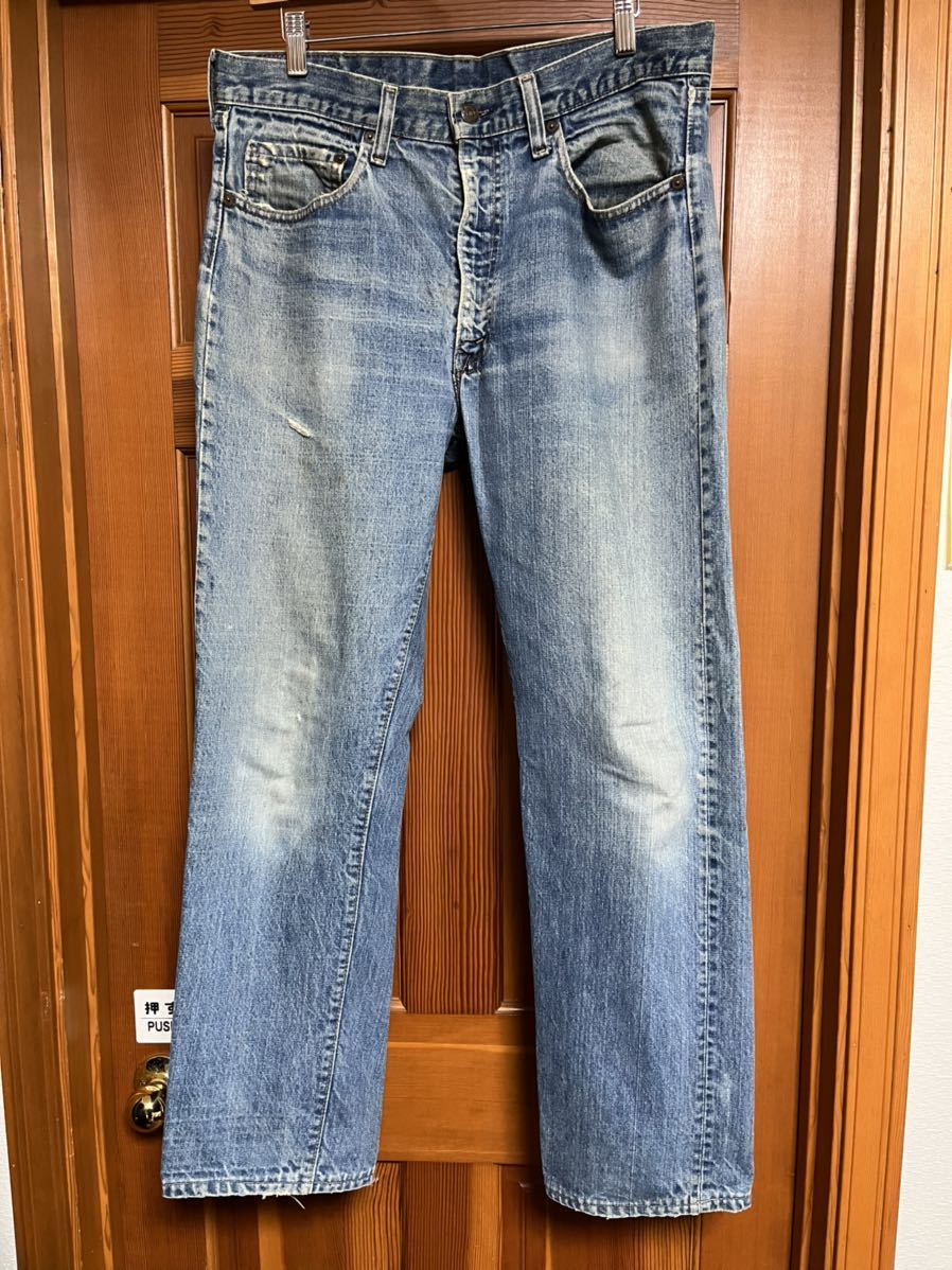 ヤフオク! - 送料無料 70s LEVI'S 505 66 前期 w34ビンテージ...