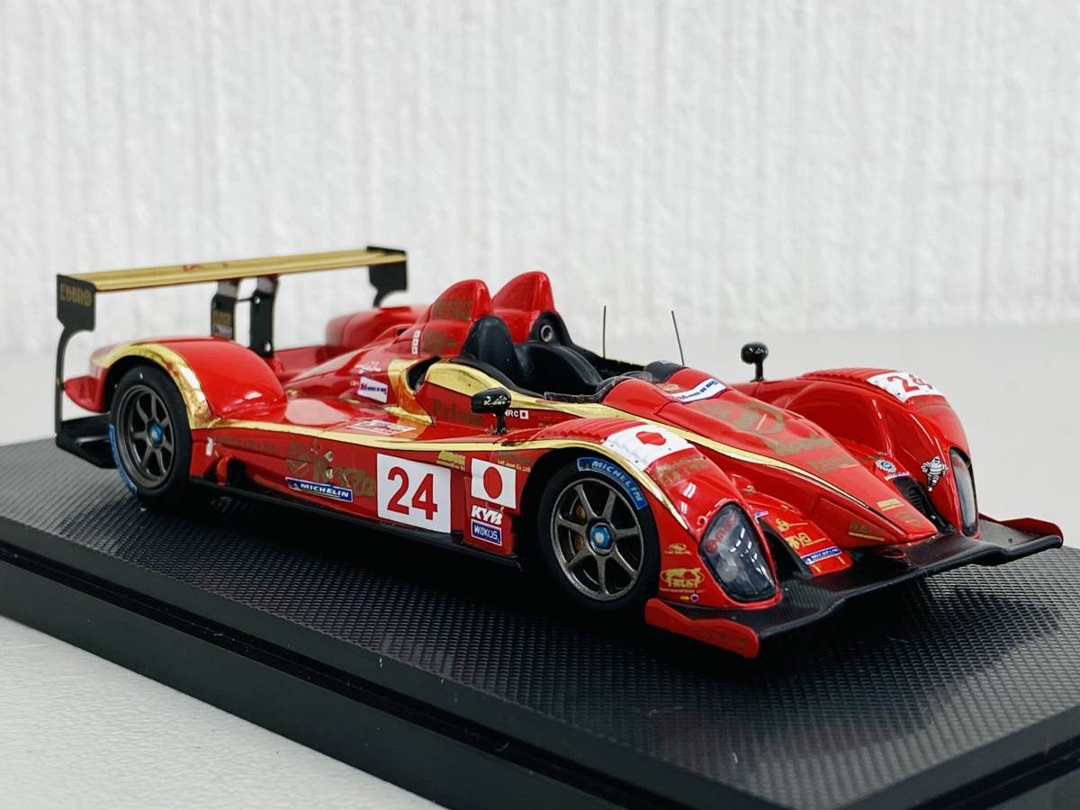 ＜絶版・未使用＞EBBRO　エブロ　1/43　COURAGE LC70 MUGEN No.24　2008 Le Mans　クラージュ　無限　ルマン_画像7