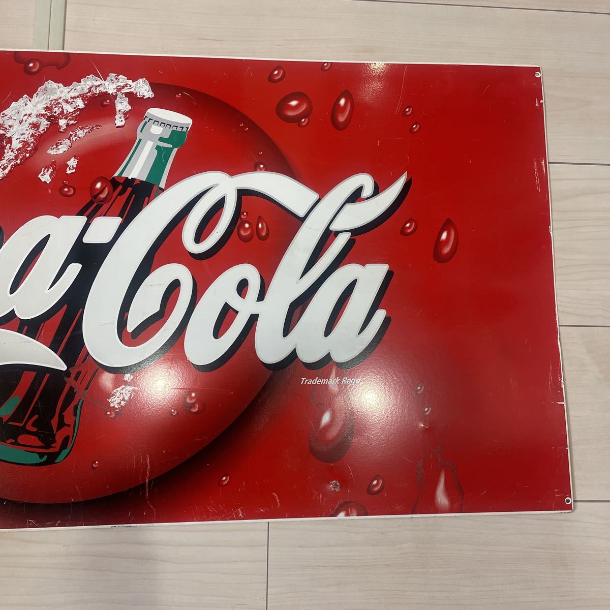 コカコーラ(Coca-Cola)ブリキ看板 レトロ ホーロー看板 コカ・コーラ-
