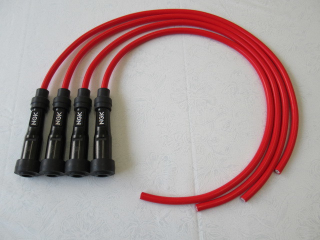  free shipping SD05F&KJ-59 NGK plug cap + cable 4 set Suzuki GSX400S Katana GSX400F/FW/R plug plug cord 
