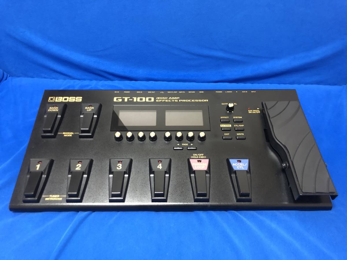 ヤフオク! - BOSS / GT-100 ギター用マルチエフェクター 送...