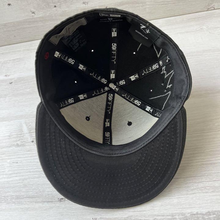 ヨウジヤマモト × NEW ERA 6パネルキャップ ロゴ 刺繍 7 1/4 ヨウジヤマモト × NEW ERA 6パネルキャップ ロゴ 刺繍 7 1/4