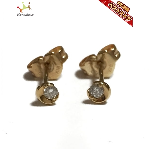 スタージュエリー STAR JEWELRY ピアス - K18YG×ダイヤモンド 総2P