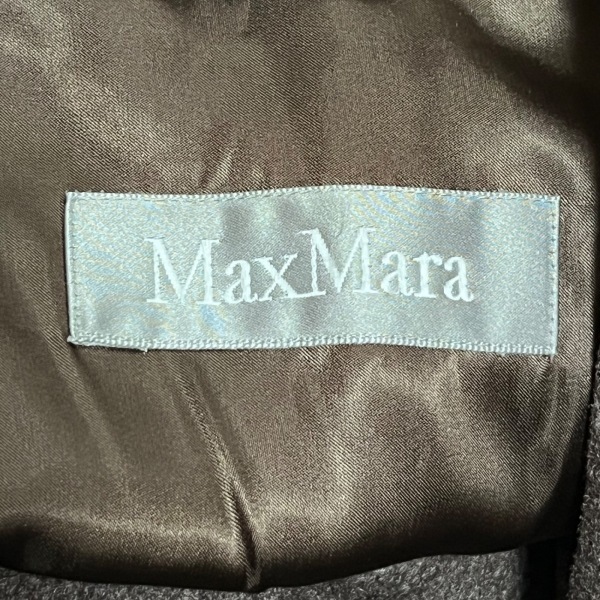 マックスマーラ Max Mara サイズ42 M - ダークブラウン レディース 長袖/冬 コート_画像3