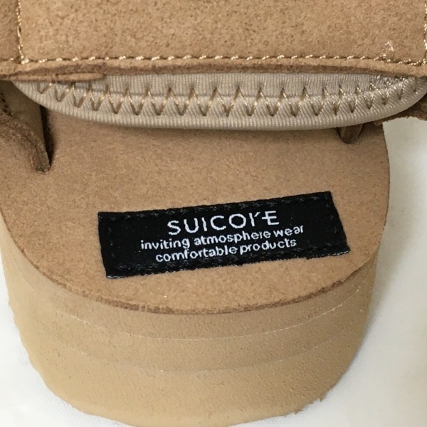 スイコック suicoke サンダル 24 - 化学繊維 ブラウン レディース 美品 靴_画像5