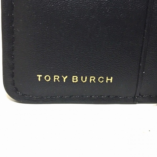 トリーバーチ TORY BURCH 2つ折り財布 - レザー 黒 ラウンドファスナー 財布_画像5
