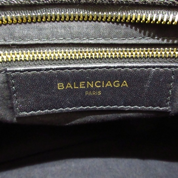 バレンシアガ BALENCIAGA ハンドバッグ 432831 クラシックメタリックエッジシティS レザー 黒 バッグ_画像7