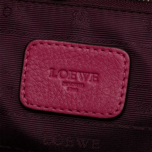 ロエベ LOEWE トートバッグ ヘリテージ レザー ピンク レディース