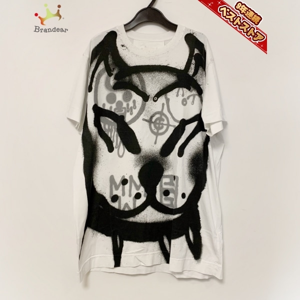 ジバンシー GIVENCHY 半袖Tシャツ サイズXXS XS 白×黒 メンズ 22SS