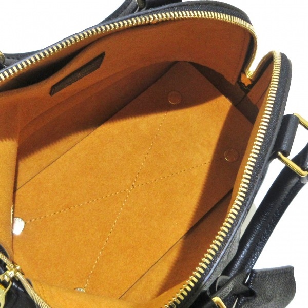 ルイヴィトン LOUIS VUITTON ハンドバッグ M44829 ネオアルマBB モノグラム・アンプラントレザー×グレインレザー ノワール RFID確認済み_画像6