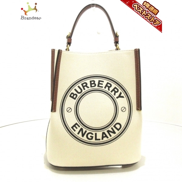 バーバリーロンドンイングランド BURBERRY LONDON ENGLAND ハンドバッグ 8026824 ペギー キャンバス×レザー レディース 美品 バッグ