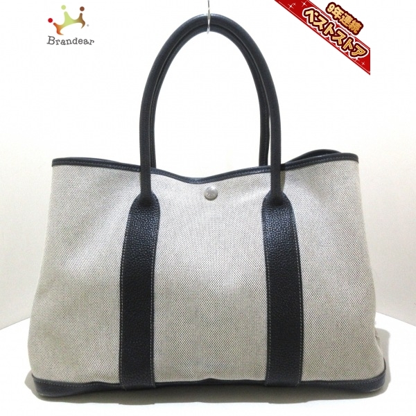 エルメス HERMES トートバッグ ガーデンパーティPM トワルアッシュ