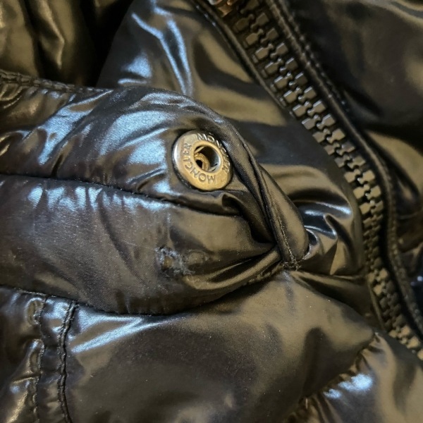 モンクレール MONCLER ダウンジャケット サイズ0 XS MAYA(マヤ) 黒 メンズ 長袖/冬 ジャケット_画像9