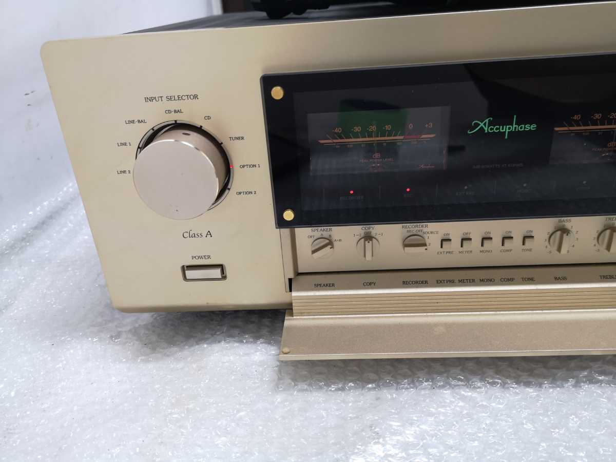 [ used pre-main amplifier instructions attaching ]Accuphase E-530