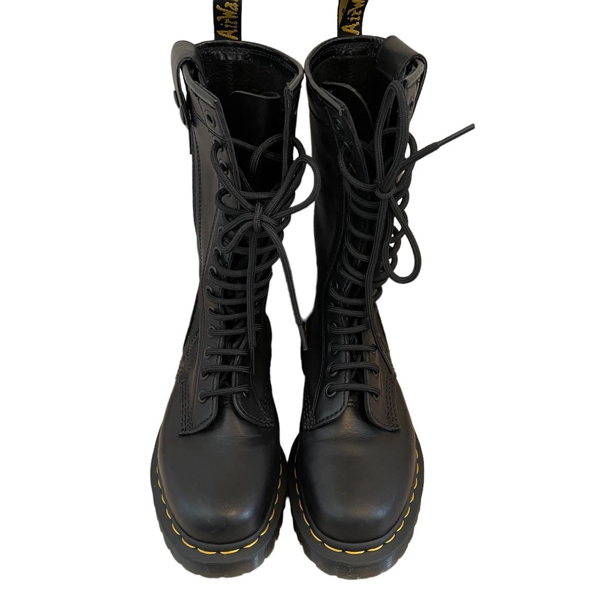 極美品】Dr Martens ブーツ 14ホール ダブルジップ 黒｜PayPayフリマ