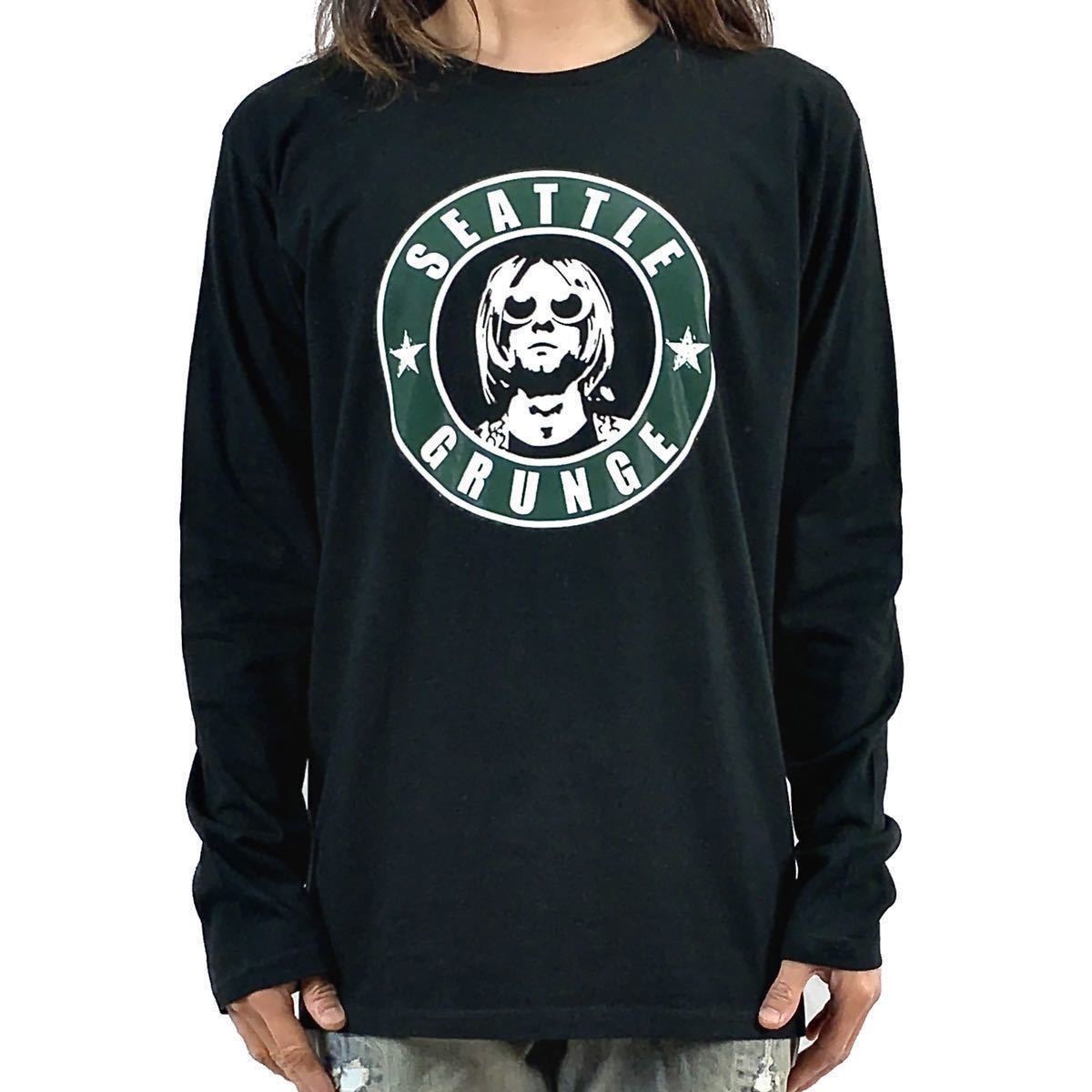 新品 カートコバーン ニルヴァーナ NIRVANA 90年代シアトル グランジ バンド スタバ ロンT 長袖Tシャツ Lサイズ UNI 男女兼用 ユニセックス 新品 カートコバーン ニルヴァーナ NIRVANA 90年代シアトル グランジ バンド スタバ ロンT 長袖Tシャツ Lサイズ UNI 男女兼用 ユニセックス