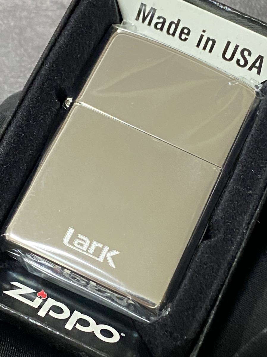 zippo ラーク シルバー 前面加工 限定品 希少モデル 2009年製-