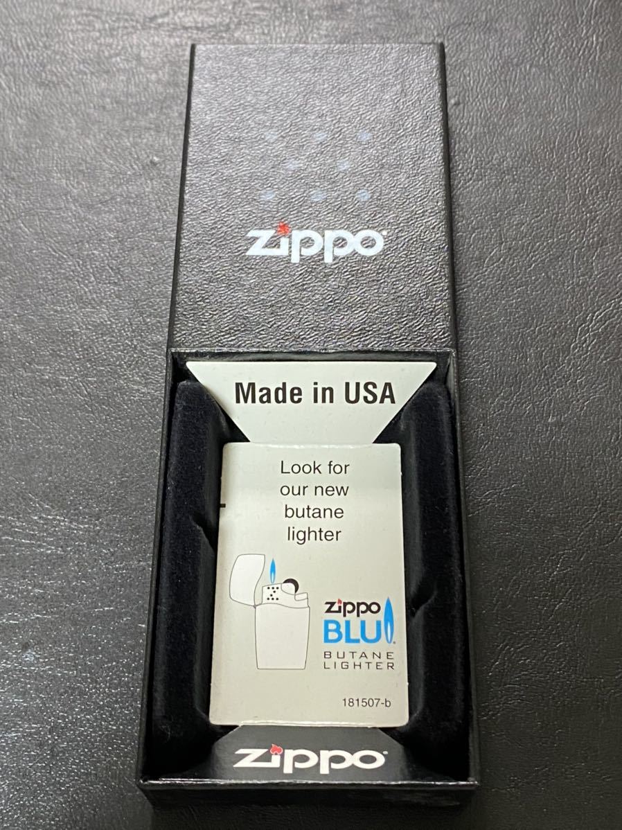 zippo ラーク シルバー 前面加工 限定品 希少モデル 2009年製 ケース